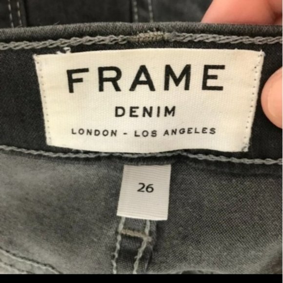 Frame Denim Le Skinny De Jeanne Jeans - Size 26 - Gray, Skinny Jeans, - Picture 8 of 9
